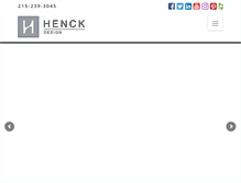 Tablet Screenshot of henckdesign.com